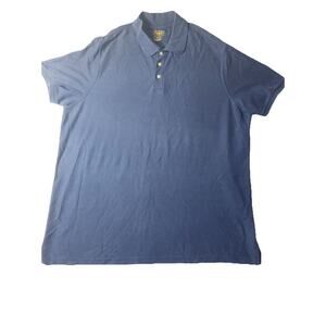 The Foundry Supply Co Men's Short Sleeve Navy Blue Polo Shirt Size 3XL
